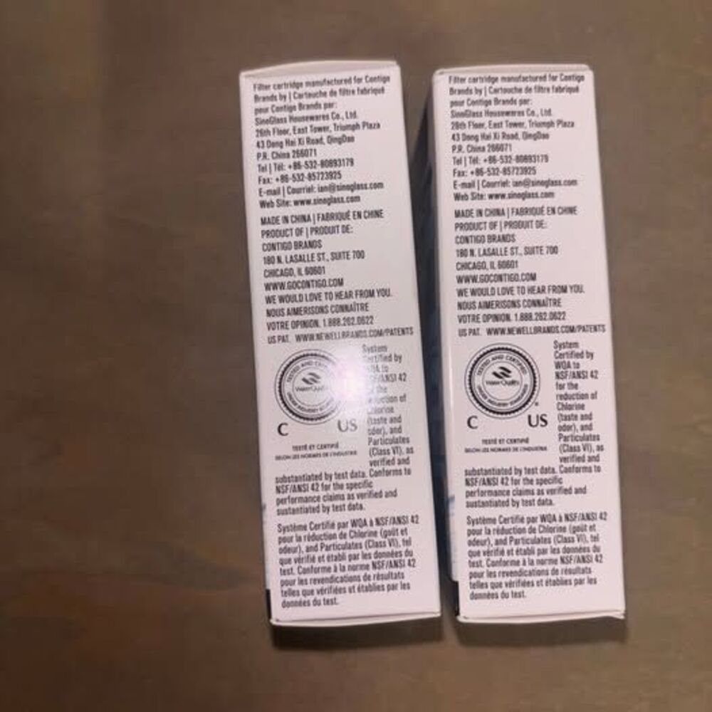 Contigo Replacement Filters 2 Cartridges Model No 1217724 BRAND NEW 2 packs - Picture 2 of 10